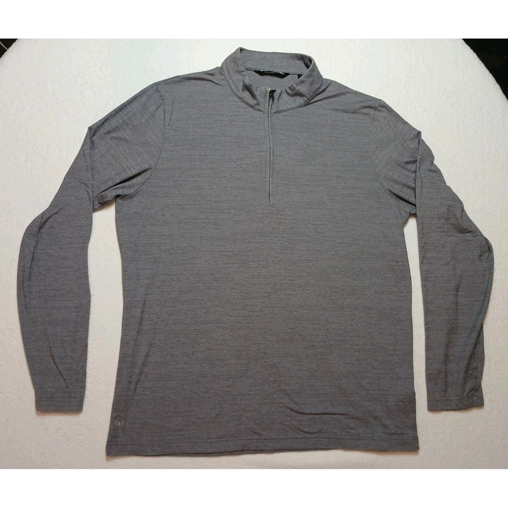 Travis Mathew 1/4 Zip Pullover Men's XL Gray Crestview Golf Performance